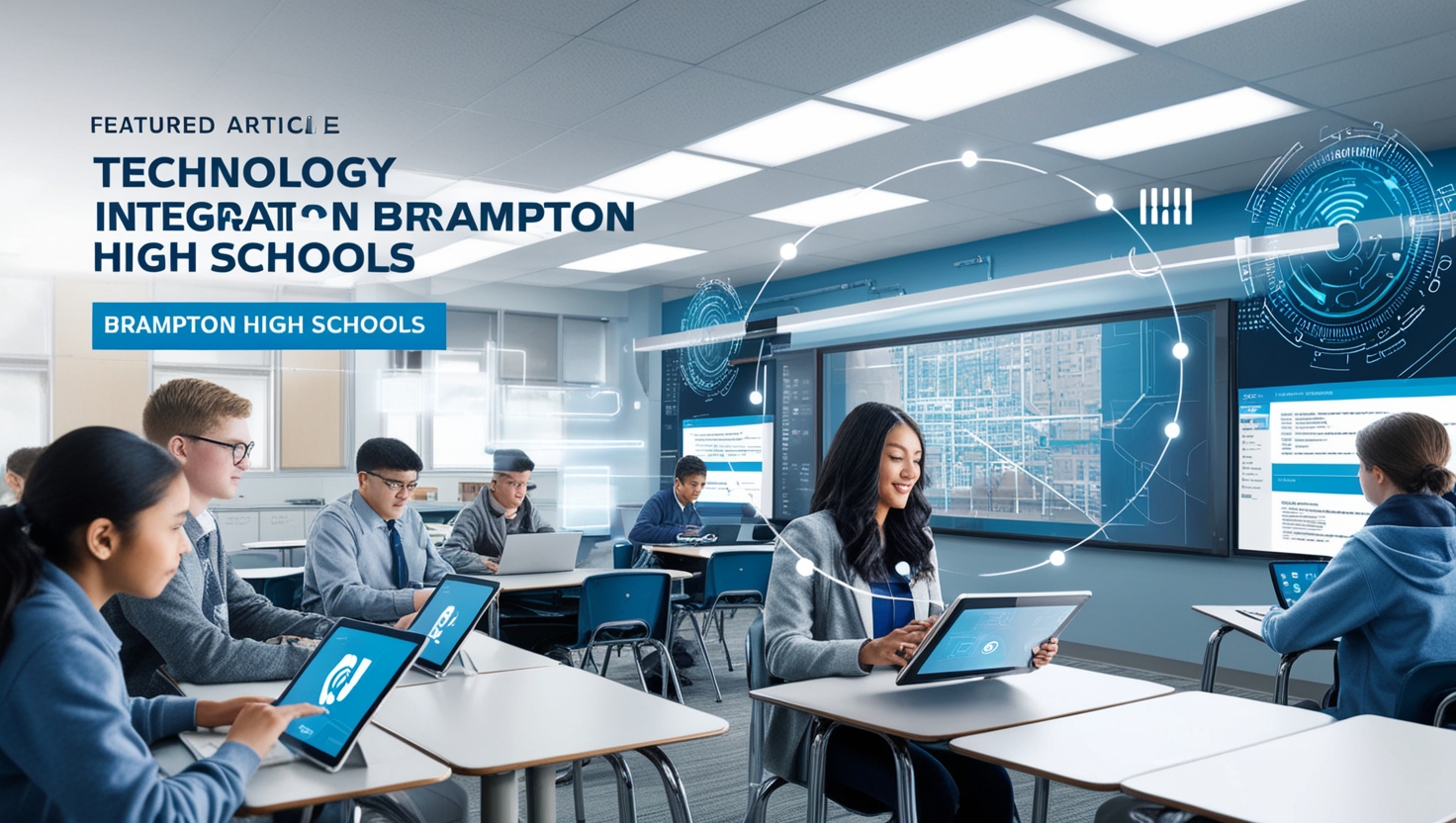 Technology Integration in High Schools in Brampton Ontario Canada
